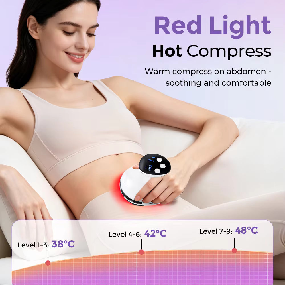 4-in-1 EMS Vacuum Cupping & Red Light Gua Sha Massager